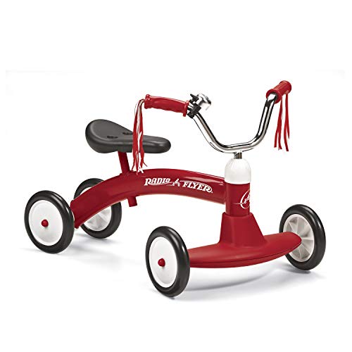 Radio Flyer Scoot-About, Toddler Ride On Toy, Kids Ride On Toy for Ages 1-3, 23.5' Large x 14.5' W x 16.5' H