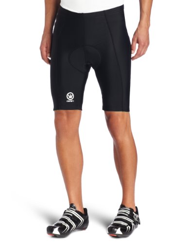 Canari Cyclewear Men's Velo Gel Padded Bike Short (Black, XX-Large)
