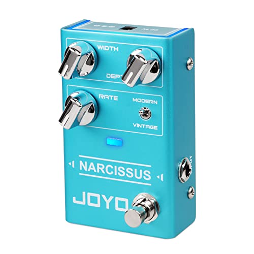 JOYO Chorus Pedal Multiple Chorus Effects Semi-Analog Circuit From Surreal Deep Tone to Fierce and Vintage Distortion for Electric Guitar (NARCISSUS R-22)