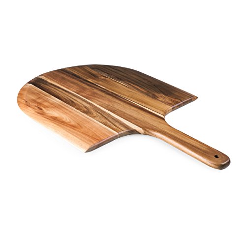 TOSCANA - a Picnic Time brand Pizza Peel Paddle Serving Trays & Platters, One Size, Acacia Wood