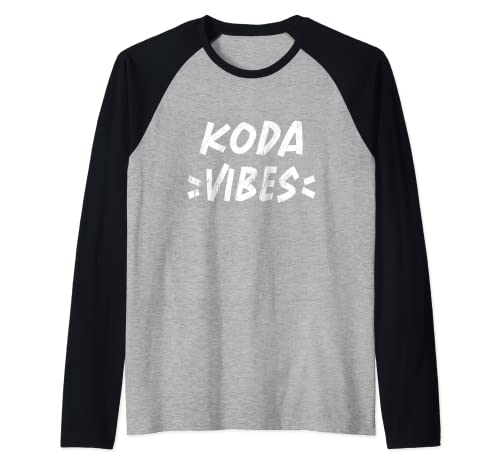 Koda Vibes Matching Squad Family Reunion First Last Name Tea Raglan Baseball Tee