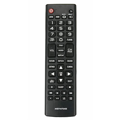 AKB74475455 Replace Remote Applicable for LG TV 32LB520B 60LB5200 65LB5200 32LF500B 32LX330C 43LX341C 49LX341C 55LX341C 60LX341C 65LX341C 43LX540S 49LX540S 55LX540S 60LX540S 65LX540S 49LX310C 32LX300C