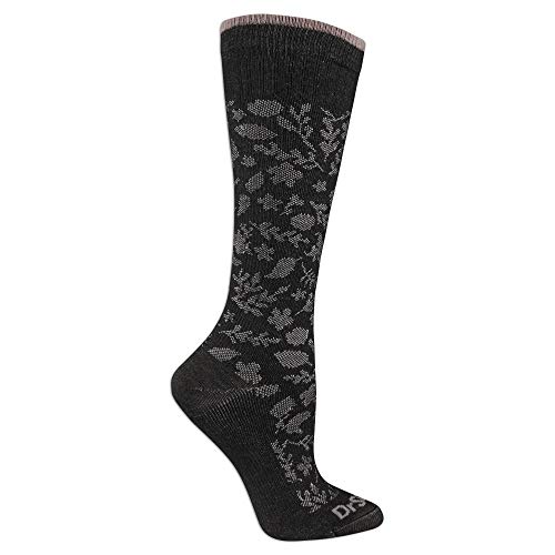 Dr. Scholl's womens Graduated Compression Knee High - 1 & 2 Pair Packs Casual Sock, Black/Pink, 4 10 US