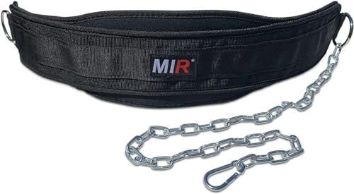 MiR Weighted Vest Lifting Dip Belt with Chain