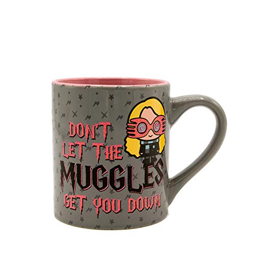 Silver Buffalo Harry Potter Don't Let the Muggles Get You Down Ceramic Mug, 14 Ounces