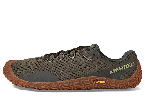 Merrell Men's Vapor Glove 6 Sneaker, Olive, 11