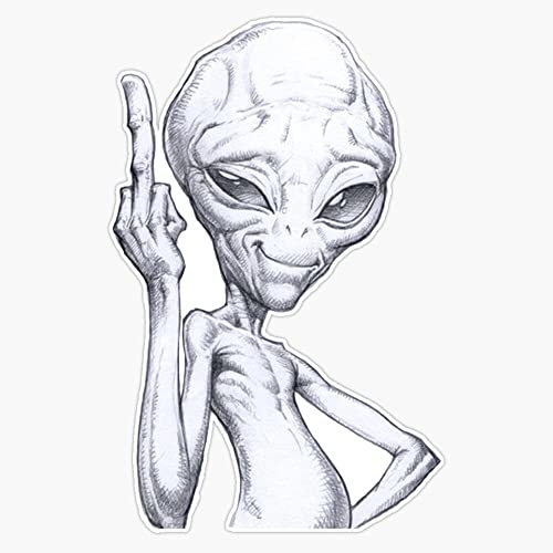 Paul - The Alien Bumper Sticker Vinyl Decal 5'