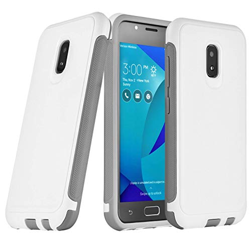 IKON CASE Asus Zenfone V Live Case Rugged Heavy Duty Dual Layer White A009 V500KL