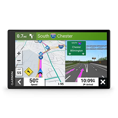 Garmin DriveSmart 86, 8-inch Car GPS Navigator with Bright, Crisp High-Resolution Maps and Garmin Voice Assist (Renewed)