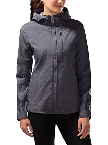 PARADOX Waterproof & Breathable Women's Rain Jacket, Large, Black