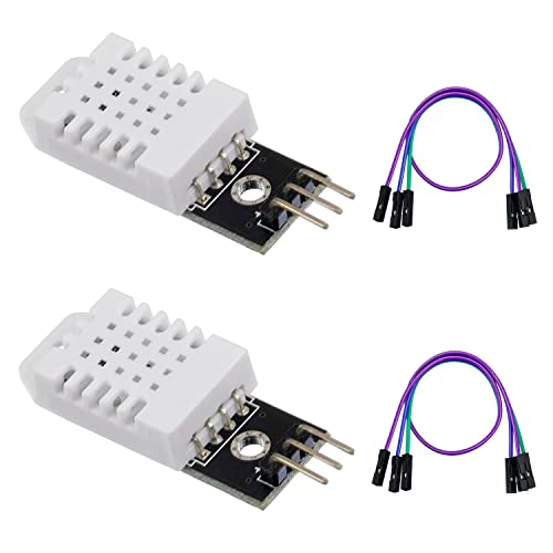BOJACK DHT22 Digital Temperature Humidity Sensor Module Monitor Sensor Replace SHT11 SHT15 for Electronic Practice DIY(Pack of 2Pcs)