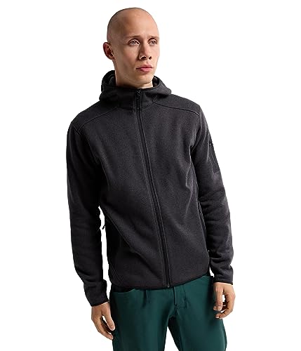 Arc'teryx Covert Hoody Men's | Our Iconic Technical Fleece Hoody | Black Heather II, Medium