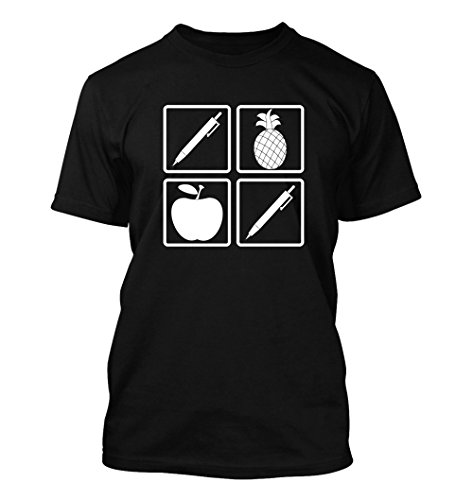 Pen Pineapple Apple Pen #288 - A Nice Funny Humor Men's T-Shirt, Black, Small