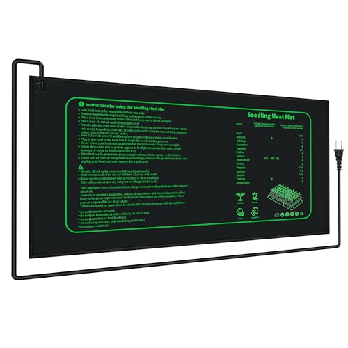 LOCONHA 1 Pack (10' x 20.75') Seedling Heat Mat for Seed Starting, Waterproof Heating Pad for Indoor Plants Germination …