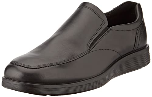 ECCO Men's S Lite Hybrid Apron Toe Slip On Loafer, Black, 9-9.5