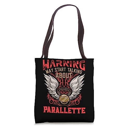 Parallette Funny Workout Humor Gym Fitness Health Tote Bag
