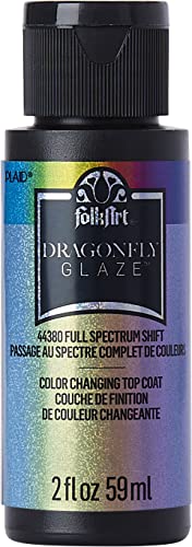 FolkArt Dragonfly Glaze Premium Acrylic Topcoat Paint, Full Spectrum, 44380