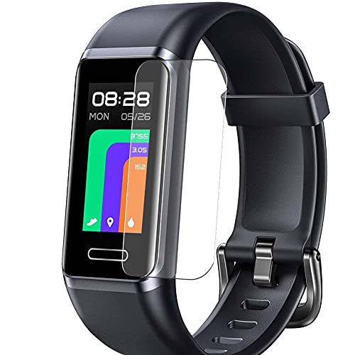 Puccy 3 Pack Screen Protector Film, compatible with YAMAY GT BAND Fitness Tracker smartwatch TPU Guard (Not Tempered Glass Protectors ), Transparent