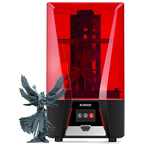 ELEGOO Saturn 2 MSLA 3D Printer, UV Resin Photocuring Printer with 10-inch 8K Monochrome LCD, 8.62'(W) 4.84'(D) 9.84'(H) Larger Printing Size