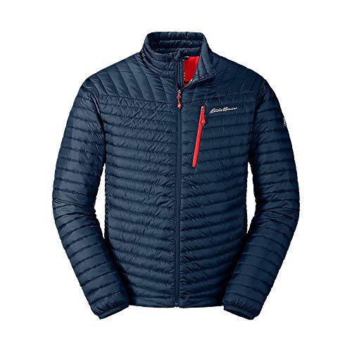 Eddie Bauer Men's MicroTherm 2.0 Down Jacket, Medium Indigo, Large