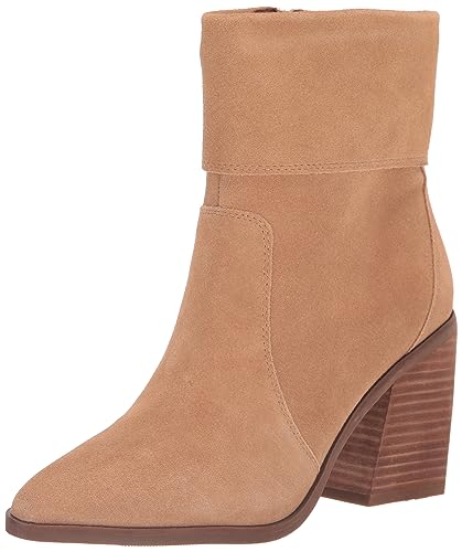 Blondo Women's Sinner Waterproof Ankle Boot, Tortilla Suede, 9