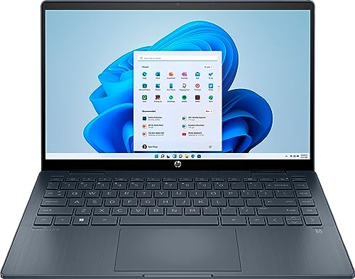 HP Pavilion X360 2-in-1 14-ek0073dx | Processor: i5-1235U | RAM: 8GB | Storage: 512GB | Display: 14' FHD IPS LED Display | Space Blue