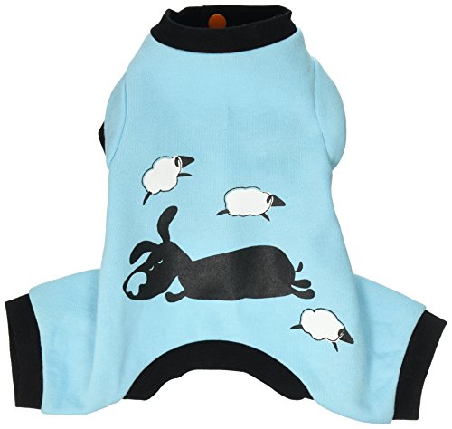 Waghearted DWG30522 Fleece Pajama, X-Small, Blue