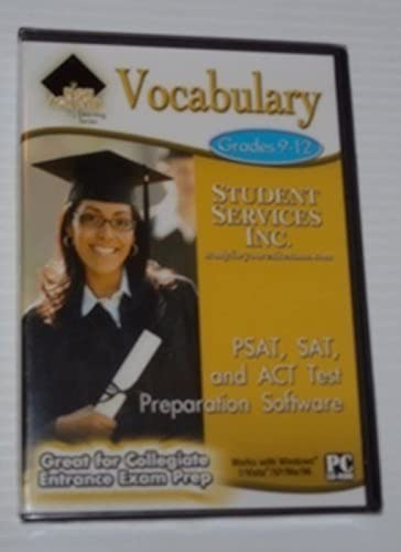 Vocbulary -- PSAT, SAT, and ACT Test Preparation Software Grades 9-12