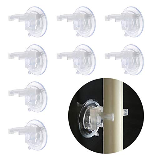 8 Pack Christmas Candle Holder Clamps with Suction Cups - Ideal for Christmas Celebration Candles,Candlesticks Holders for Window Candles