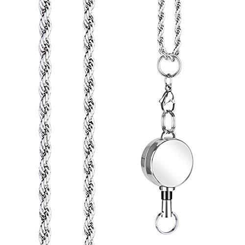 zgrmzql Retractable Lanyard for Women Fashion Chain Necklace Strong Lanyards for ID Badges Key