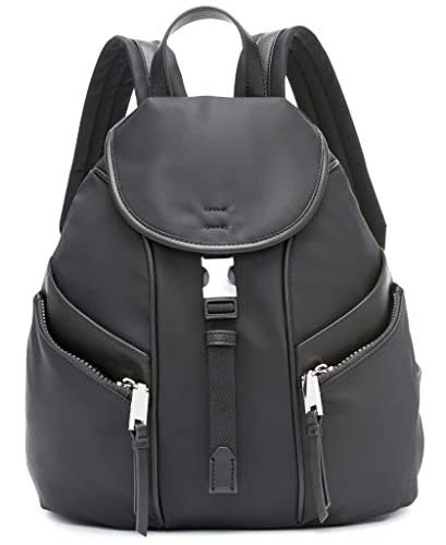 Calvin Klein Shay Organizational Backpack, Black/Silver