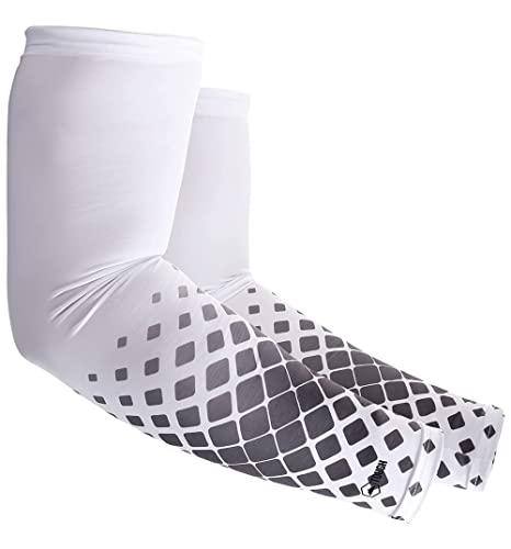 Tough Outdoors Sports Compression Arm Sleeves for Men & Women - Youth, Kids Basketball Shooting Sleeves - Football, Baseball