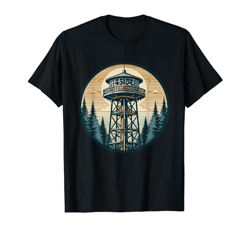 Fire Lookout Tower National Park Nature T-Shirt