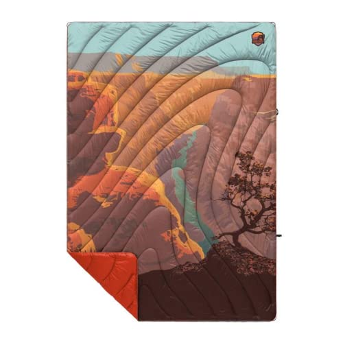 Rumpl The Original Puffy National Parks Collection | Printed Outdoor Camping Blanket for Traveling, Picnics, Beach Trips, Concerts | Grand Canyon, 1-Person