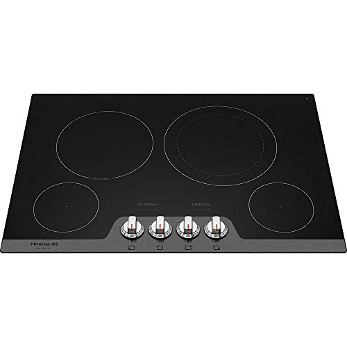 Frigidaire FGEC3048US 30' Gallery Series Electric Cooktop w/ 4 Elements SpaceWise Expandable Elements Ceramic Glass Top Hot Surface Indicators