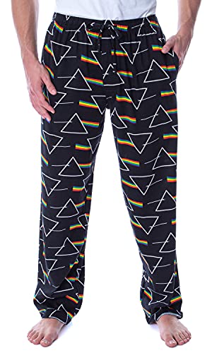 MJC International Group, LLC Pink Floyd Pajama Pants Adult Dark Side of the Moon Prism Sleepwear Bottoms Lounge Pants S