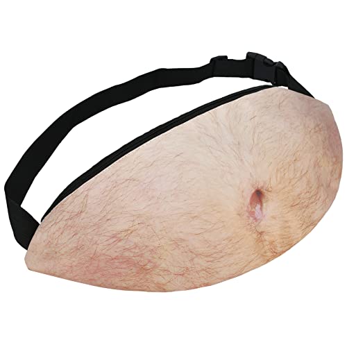 White Elephant Gifts for Adults, Funny Gifts for Men/Him/Boyfriend/Dad, Novelty Gag Gifts for Adults, Unisex 3D Beer Belly Bag Waterproof Sport Pack, Unique Gifts for Birthday Christmas Fathers Day