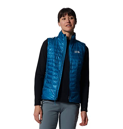 Mountain Hardwear Women's Ghost Shadow Vest, Vinson Blue, Large
