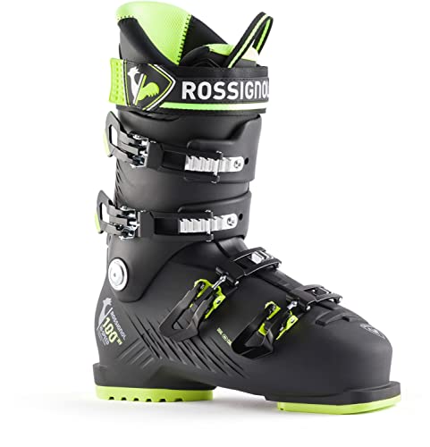 Rossignol Hi-Speed 100 Hv Boots, Color: Black Yellow, Size: 295 (RBL2130-295)