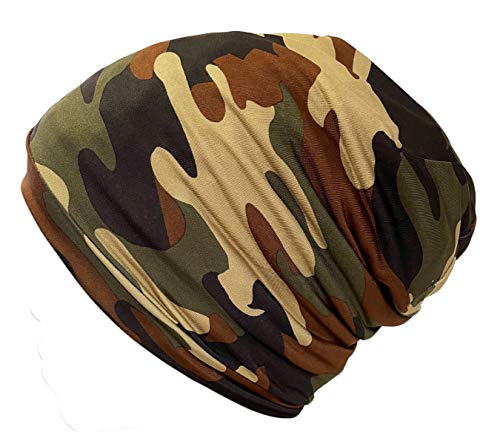 Fairy Black Mother Day & Night Adjustable Hair Cap Satin Bonnet Alternative for All Hair Styles Dreadlocks Locs & Braids(Fatigue,Small)