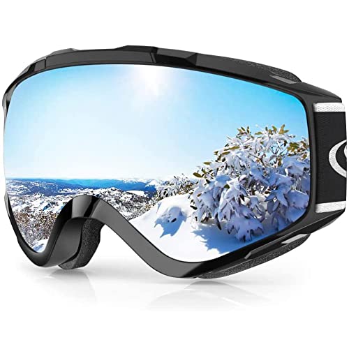 findway Ski Goggles OTG - Over Glasses Snow/Snowboard Goggles for Men, Women & Youth - 100% UV Protection