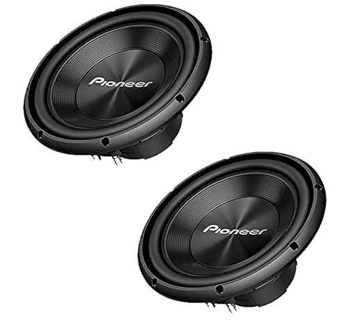 Two Pioneer TS-A300D4 12” Dual 4 ohms Voice Coil Subwoofers