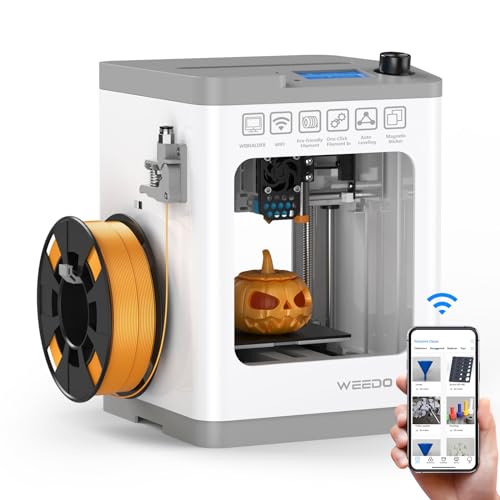 TINA2S 3D Printers for Kids and Beginners, WEEDO Mini 3D Printer with WiFi Printing and Auto Leveling, Fully Assembled Small 3D Printer, Open Source Firmware, Work with PLA/PLA+/TPU