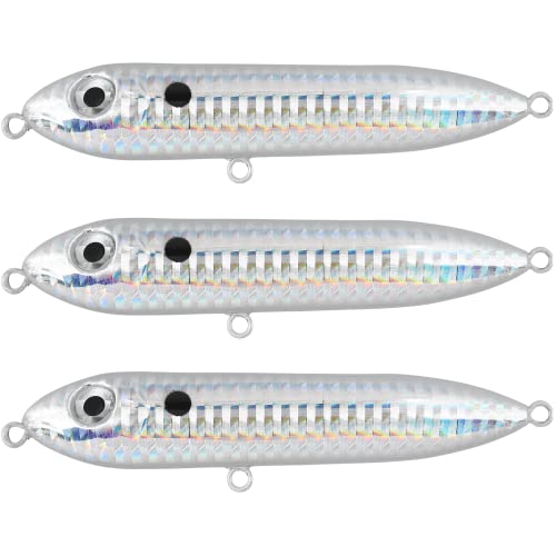 Catfish Rattling Line Float Lure for Catfishing, Demon Dragon Style Peg for Santee Rig Fishing, 4 inch (3-Pack, Threadfin Shad)