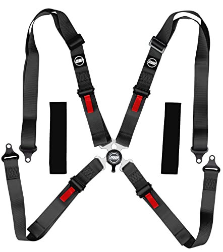 OpenWheeler Racing and Flight Simulation Cockpit Four Point Harness. Virtual Reality add-on. Black