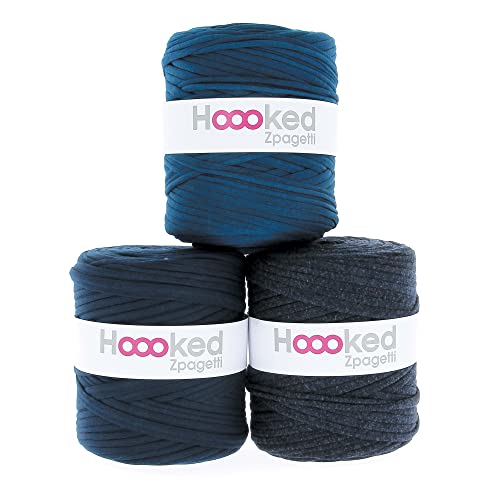 Hoooked Zpagetti Yarn-Sailor Blue - Dark Blue Shades