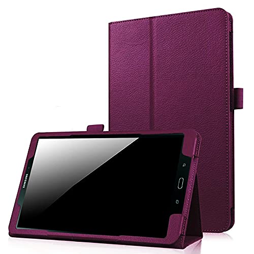Case for Galaxy Tab A 8.0 2017 Model SM-T380, EKVINOR PU Leather Folio Case Stand Cover for Samsung Galaxy Tab A 8.0 Inch 2017 Release (SM-T380/SM-T385) - Purple