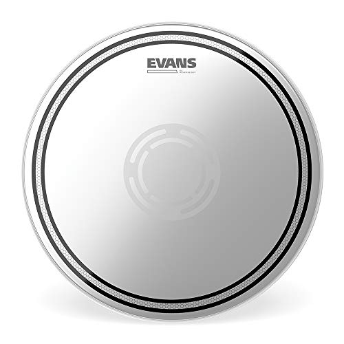 Evans EC Reverse Dot Snare Drum Head - 14 Snare Drum Head - Featuring Reverse Dot for Durability, Focus, Attack - Coated with 2 Plies - 14 Inch