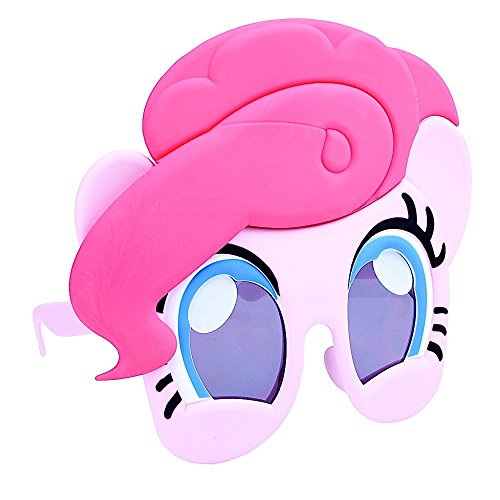 Sun-Staches My Little Pony Official Pinky Pie Sunglasses | Costume Accessory | UV 400 | One Size Fits Most Kids