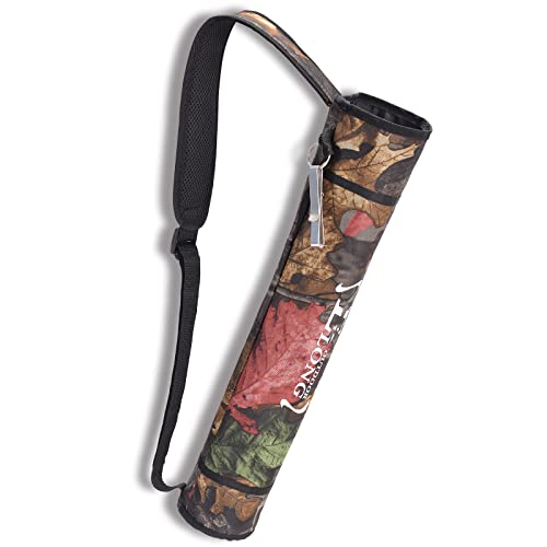 Elong Adjustable Archery Back Arrow Quiver Holder - Upgraded Quiver Arrows for Compound Recurve Bow and Hunting Target Practicing Youth and Adults